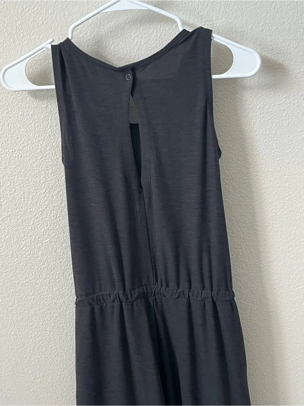 Old Navy Black Sleeveless Wide-Leg Jumpsuit with Drawstring